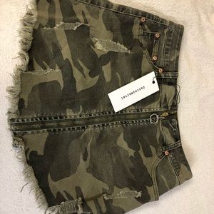 Dance & marvel camo skirt